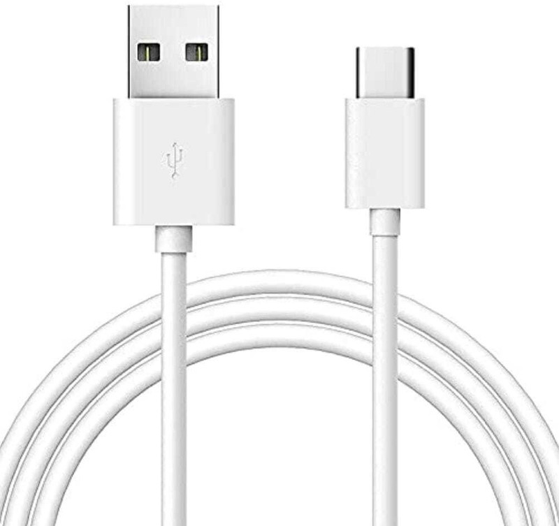 vivo USB Type C Cable 4 A 1 m Copper Y 20 /ORIGINAL LIKE CHARGER CABLE/DATA(Compatible with Flash Charge Cable for Vivo V21/V25 Pro/V27e, T4X 5G, Y75/Y100A/Y200, iQOO Neo 6, White, One Cable)