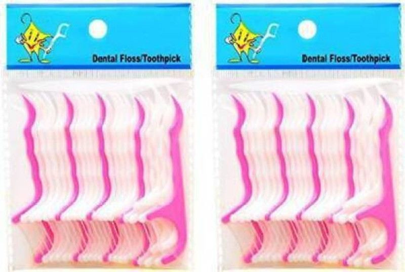 HKE Disposable Oral Gum Teeth Clean Floss Thread Dental(Pack of 40)