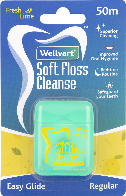 Wellvart Soft Floss Cleanse Fresh Lime(5000 cm)