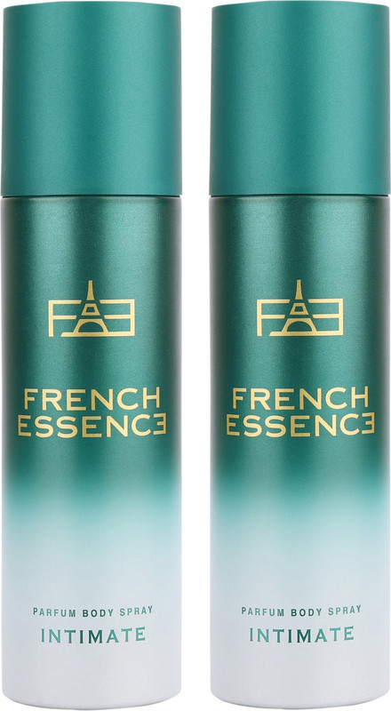 FRENCH ESSENCE Luxury Intimate No Gas Deodorant Body Spray - For Men & Women(240 ml, Pack of 2)