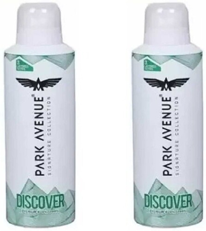 PARK AVENUE DISCOVER Deodorant Spray  -  For Men(150 ml, Pack of 2)