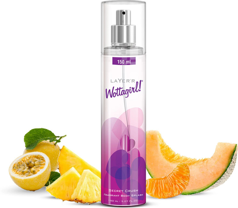 LAYER'R Wottagirl Secret Crush Long Lasting Fragrance Body Spray - For Women(150 ml)