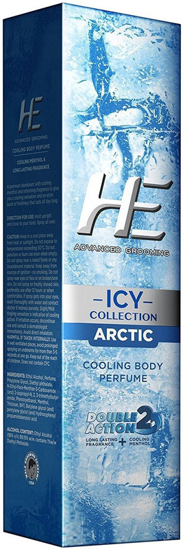 HE Icy Collection Arctic Perfume Body Spray  -  For Men(120 ml)