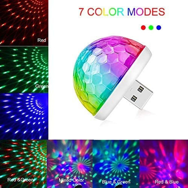 G2L Projection Light Home Decor Hall Parties Bedroom Cars LOW PRICE Small Automatic Color Changing Operated Disco Light LED Projectior Led Light  (Multicolor)
