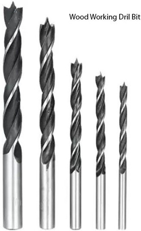 Kshivi Drill Bits 5 Pcs Wood Drill Bit Set DB78 Rotary Tool(10 mm)
