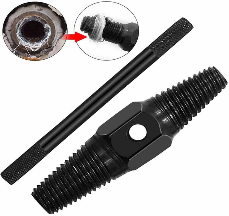 NITYAECOMMERCE Double-head Broken Wire Extractor Triangle Valve Faucet Remover Screw Extractor
