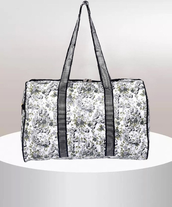 Mosben Flower Printed Travel Duffles Gym Duffel Bag