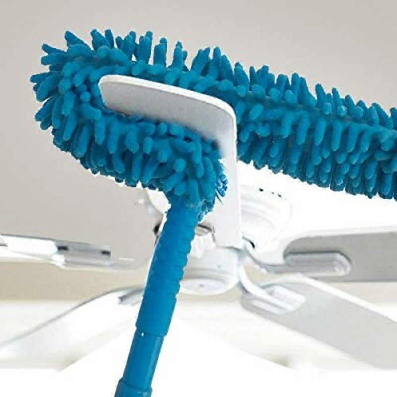 BHAUTIKSALES Cleaning Brush Dust Cleaner Fit Ceiling Fan, Office, Cleaning Tools Microfibre Wet and Dry Brush(Blue)
