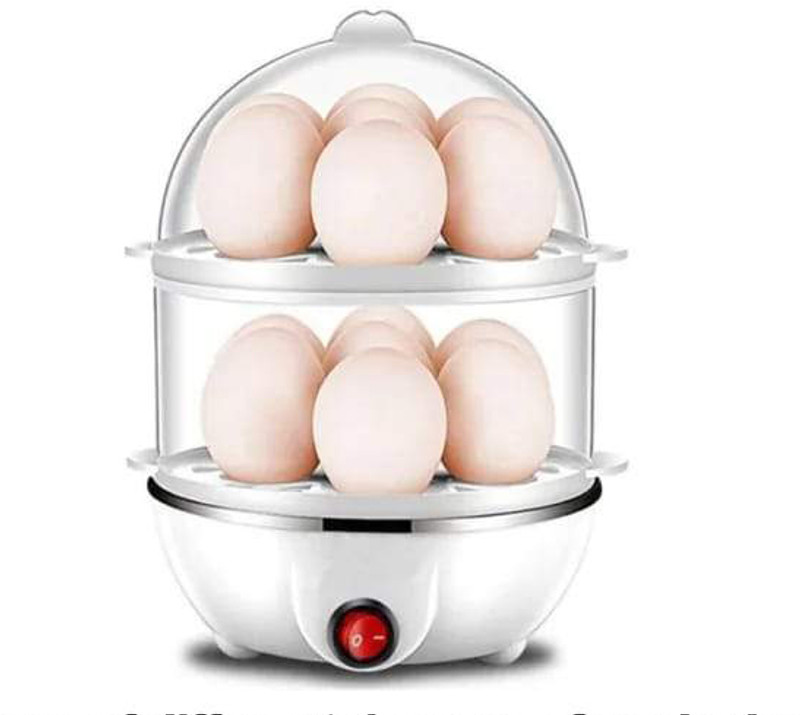 Arckord Egg Boiler Cooking, Boiling Double Layer egg boilar & cookar doubal 2 leyar 14 Egg Cooker(14 Eggs)