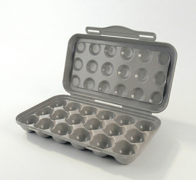 SYAPSI plastic Egg container for Refrigerator Plastic Egg Separator(Grey, Pack of 1)