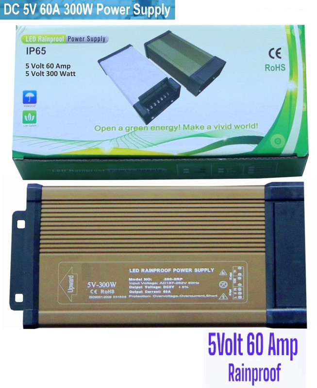 BALRAMA 400 Watt Rainproof LED Power Supply AC DC Converter 12 Volt 33.3A SMPS Adaptor Worldwide Adaptor(Black)