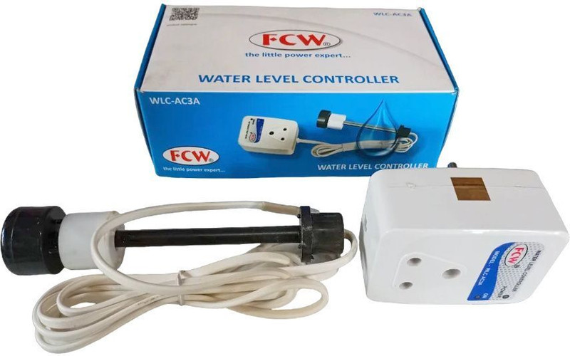 AQUAA SOLUTION Fully Automatic Water Level Controller & Indicator with 3 SS Sensors 1.5m Wire Wired Sensor Security System