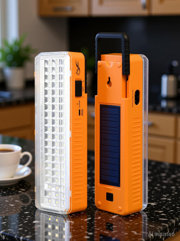 24 ENERGY 60 High Bright SMD Rechargeable 8 hrs Bulb Emergency Light(Orange)