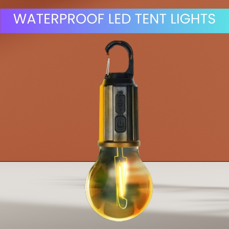 SYARA Rechargeable Camping Lights, Waterproof LED Tent Lights For Camping & TourXE472 5 hrs Bulb Emergency Light(Multicolor)