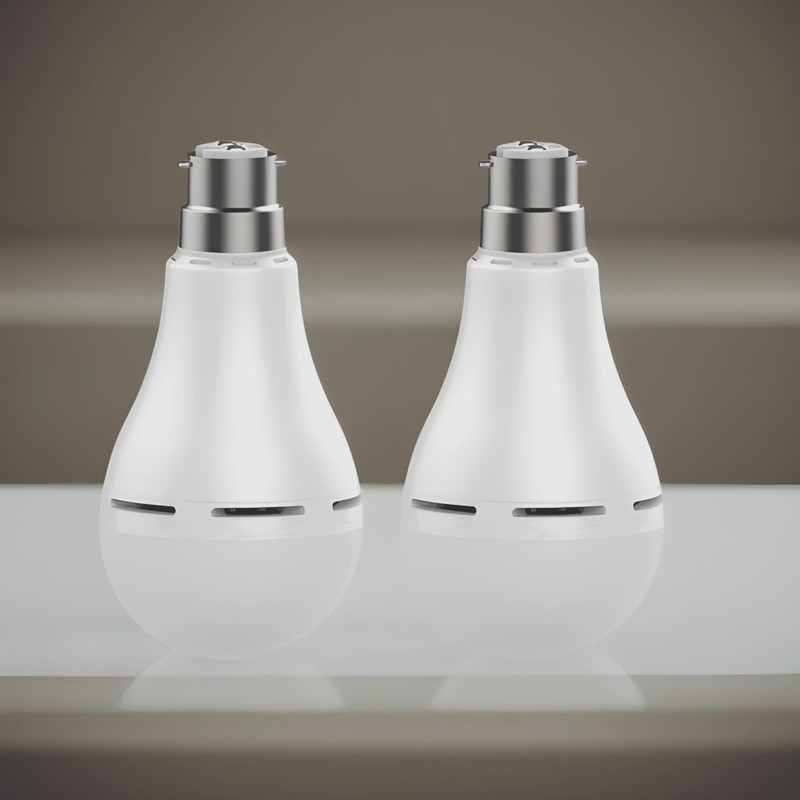 Clairbell Charging Bulb 9W LED 1200mAh battery 4 hrs emergency light Pack of 3 bulbGC291 4 hrs Bulb Emergency Light(White)