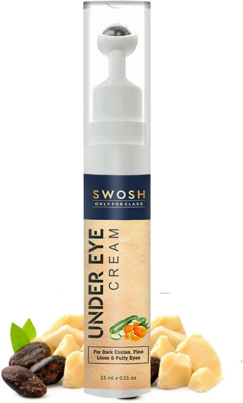 SWOSH Under Eye Cream For Dark Circles For Women & Men For Wrinkles(15 ml)