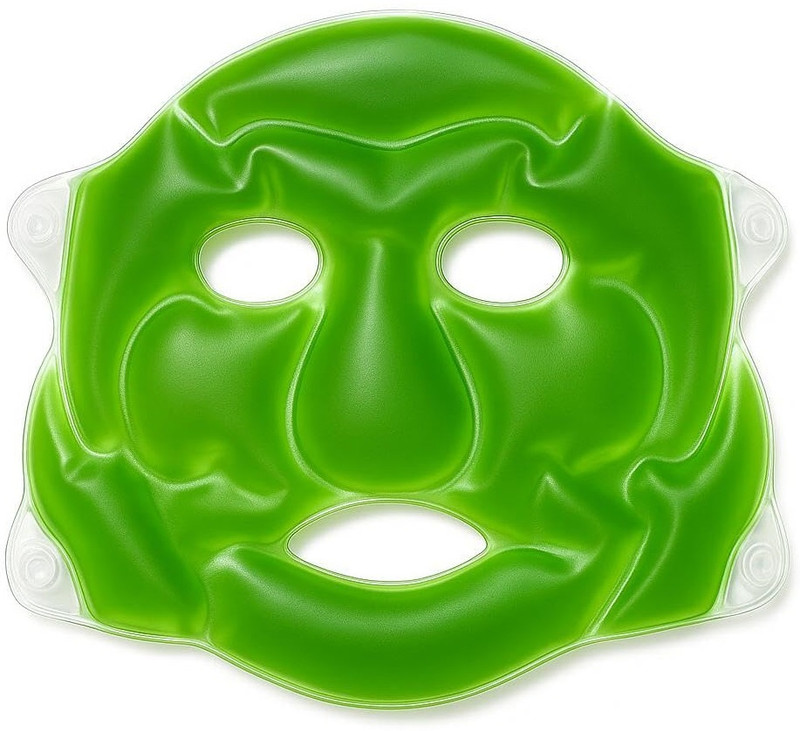 DNelon Gel Mask Cool Gel Ice Pack for Face Cold Therapy+ Eye Mask Free  Face Shaping Mask