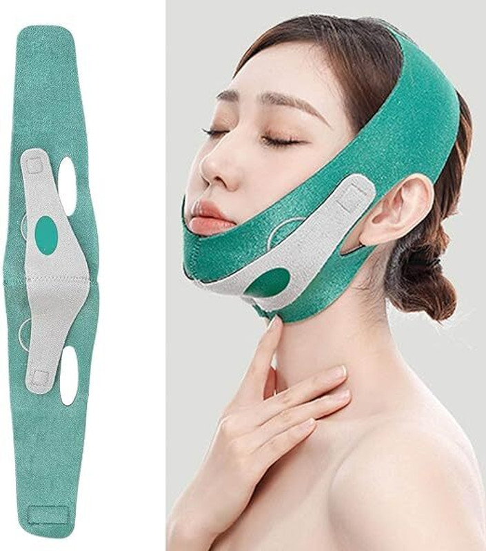 cloudtab Face Slimming V-Shape Mask for Double Chin Shaper for Men & Women Anti Wrinkle Face Shaping Mask