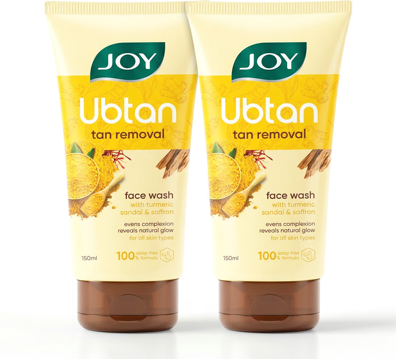 Joy Ubtan Tan Removal , For Natural Glowing Skin Face Wash(300 ml)