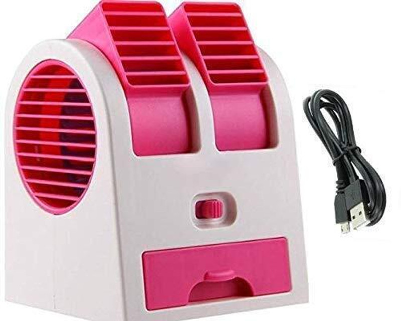 singhals Mini Portable Dual Bladeless Small Conditioner (Multicolor) Cooling Fan Cabinet Cooler(Multicolor)