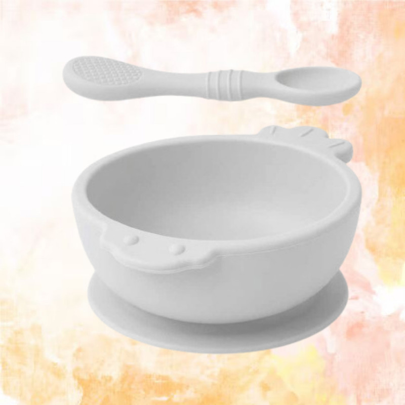 arivya Smart Grip Infant Bowl  - sillicon(White)