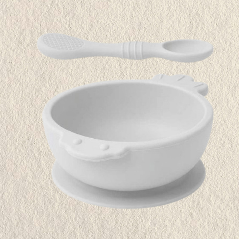 arivya Easy Grip Toddler Bowl  - sillicon(White)