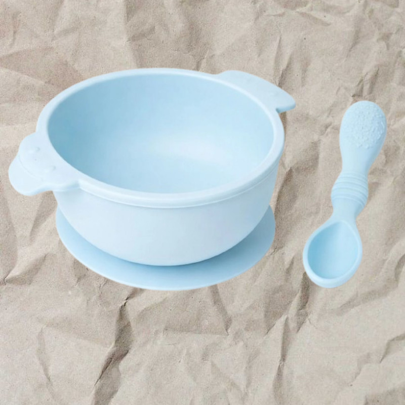 arivya Safe Feed Infant Bowl  - sillicon(Blue)