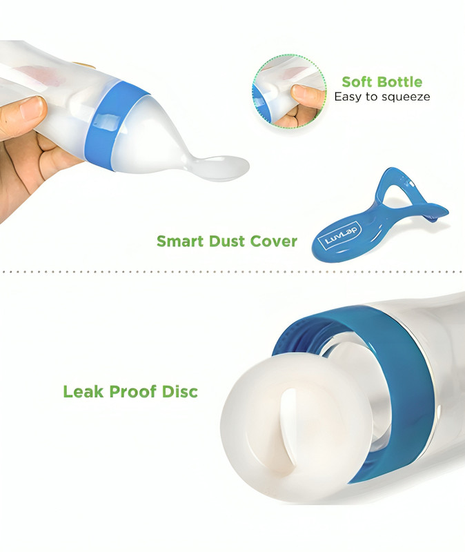 NXGTYA All-Natural Baby Feeding Set - Plastic(Multicolor)
