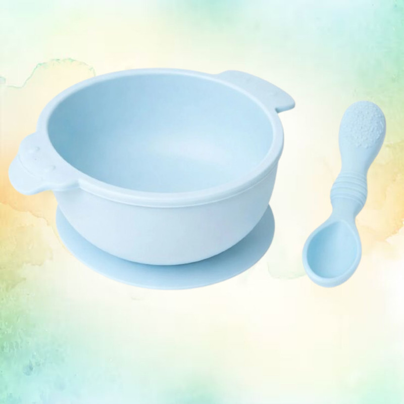 arivya Gentle Grip Infant Bowl  - sillicon(Blue)