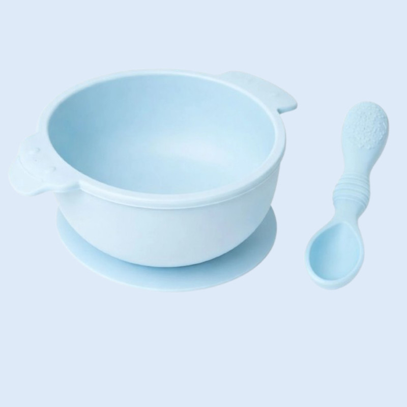 arivya Little Meal Baby Bowl  - sillicon(Blue)