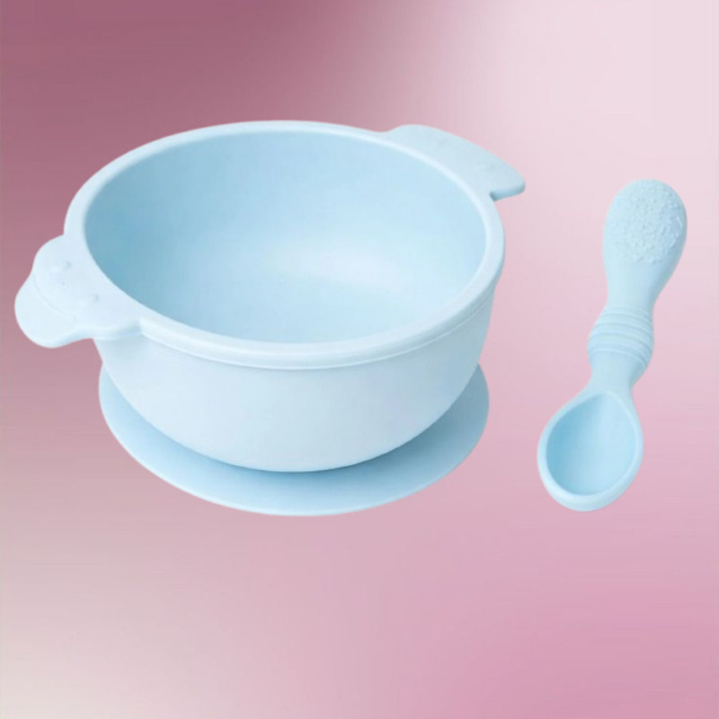 arivya Soft Hold Feeding Bowl  - sillicon(Blue)