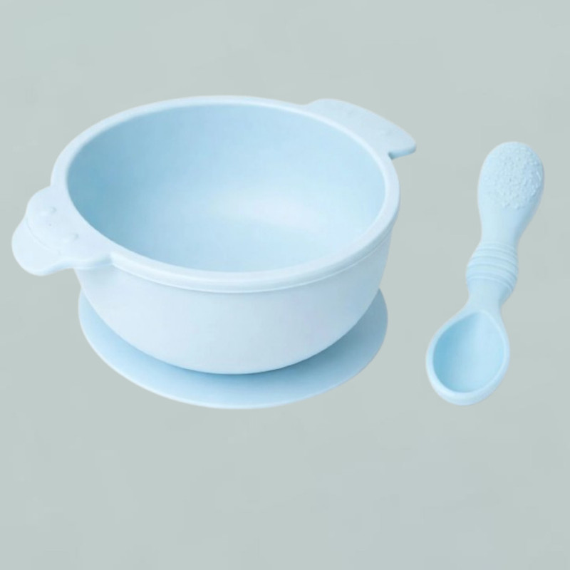 arivya Daily Serve Baby Dish - sillicon(Blue)