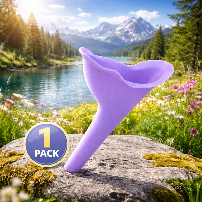CREATIONSSHYAM 1307L-LSP-P1 (FUDP1) Reusable Female Urination Device(PINK, Pack of 1)