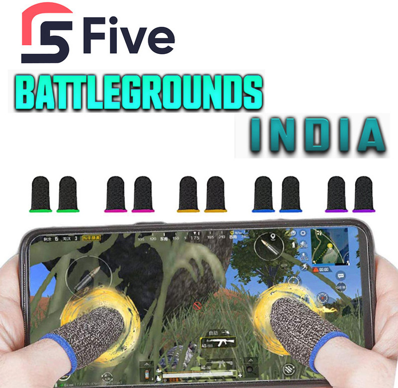 FFive Finger Sleeve For Pubg and all Gaming humb Sleeve Touch Screen Finger Sleeve Finger Sleeve(Pack of 4)