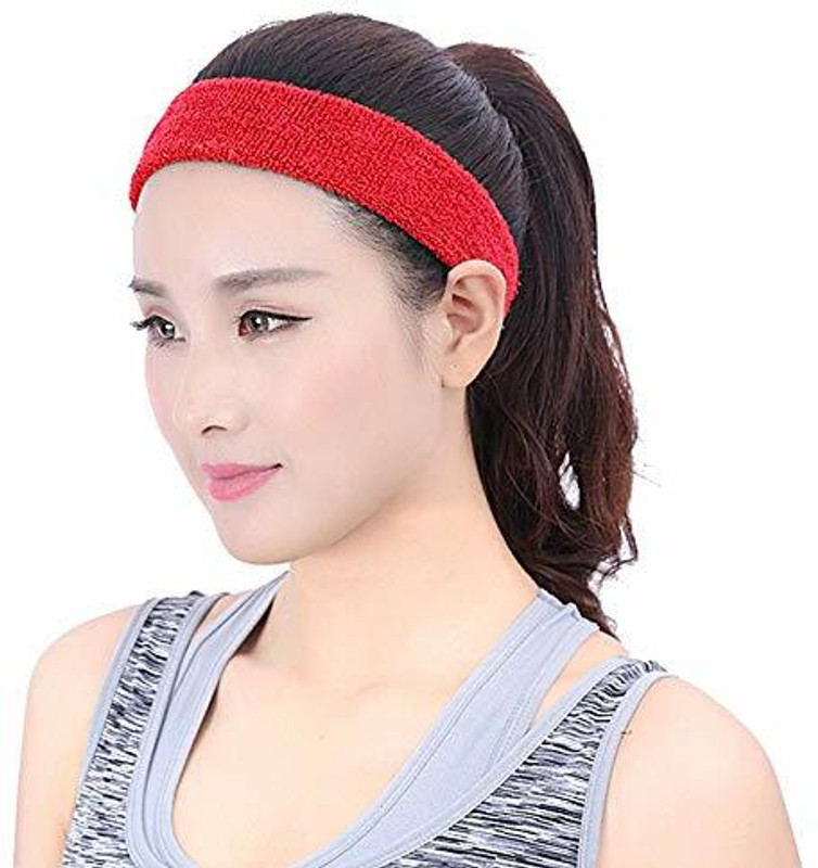 uRock Non-Slip Exercise Hairband or Sports Sweatband -Ideal for All Sports Fitness Band(Blue, Pack of 1)