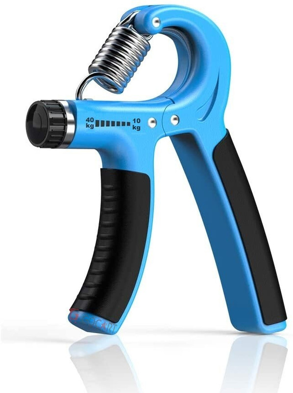 GOCART Adjustable Hand Grip Strengthener Resistance 10-40 kg Hand Grip/Fitness Grip(Blue)
