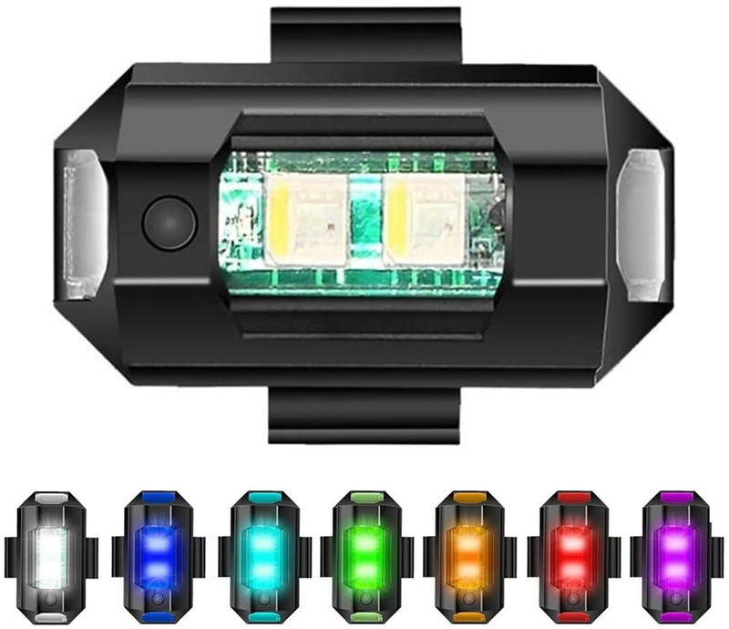 TRYFLY TY-1 Universal Safety Small Light 7 Colors, 30 Modes, Cycle, Helmet Light Tail Light Car, Motorbike, Truck, Van LED (12 V, 10 W)(Universal For Car, Pack of 1)