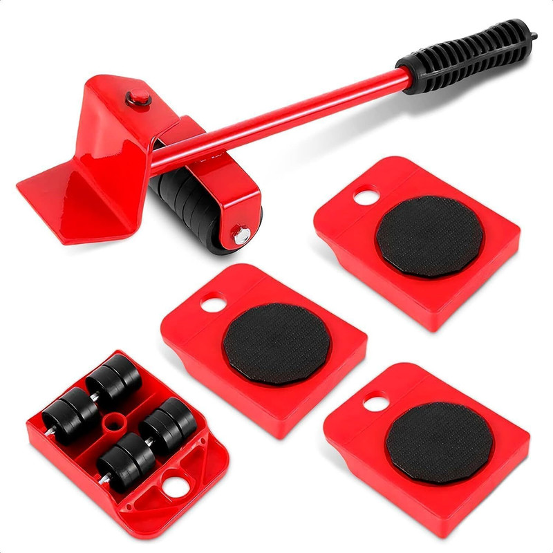 HVG TRADERS Furniture Lifter For Moving Heavy Furniture (Suitable for All - Sofa/ Almirah/ Bed/ Trolley/ Table) Appliance Furniture Caster (Pack of 5) Appliance Furniture Caster(Pack of5)