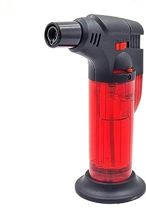 GARIHC ENTERPRISE Refillable Butane Windproof Jet Flame Butane Torch Lighter Pocket Lighter Plastic Gas Lighter(Multicolor, Pack of 1)