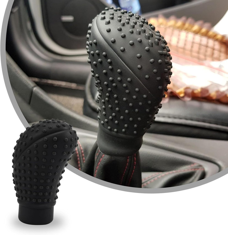 Taveesa Car Gear Knob Dust Proof Nonslip Gear Cover for Car Universal Gear Shift Collar