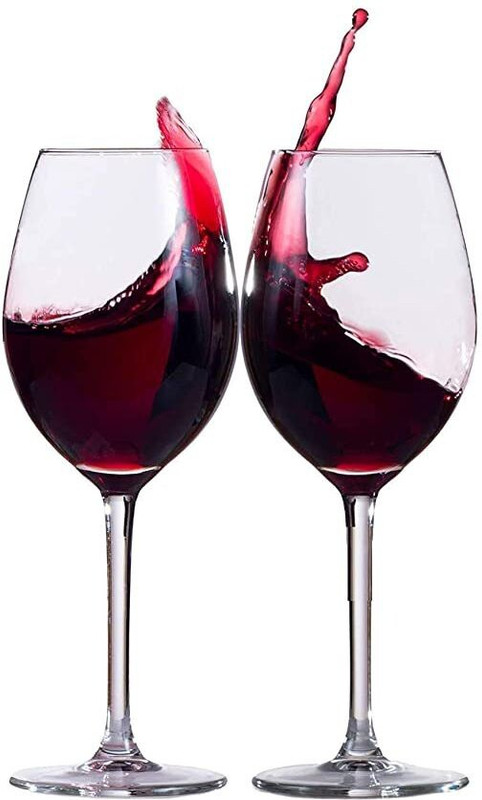 Vivesha (Pack of 2) Wine Premium And Royal Look Glass Glass Set Wine Glass(200 ml, Glass, Clear)