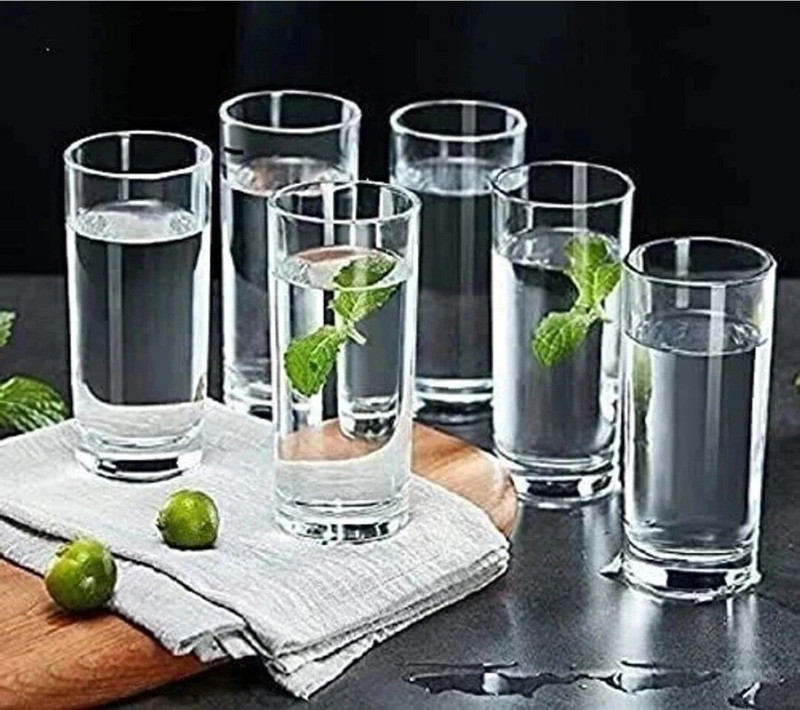 Glassimpress (Pack of 6) OZ Luxury Glass Set Water/Juice Glass(300 ml, Glass, Clear)