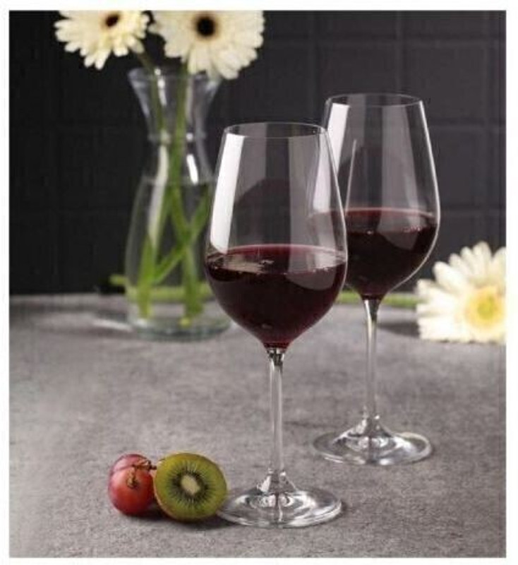baluda (Pack of 6) tumbler Glass Set Wine Glass(300 ml, Glass, Clear)