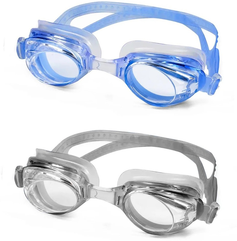 QBLYN Professional Anti-Fog Swimming Goggles for Men, Women & Kids (Pack of 2) Swimming Goggles