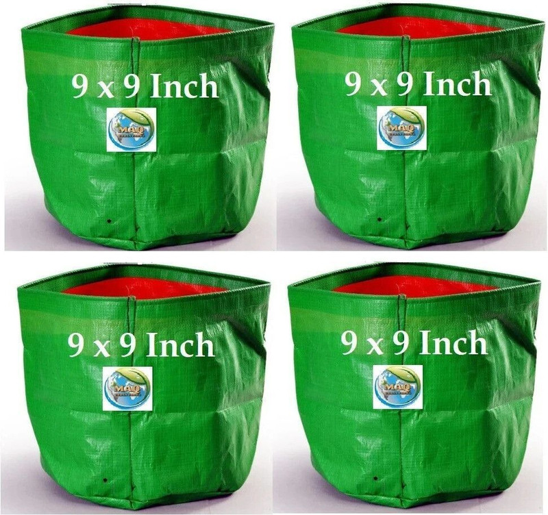 MAQ HDPE Growbags
Size 9x9 Inches
UV Treated 250 GSM Grow Bag