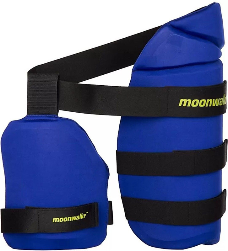 Y Eighteen Sports moonwalkr Cricket Thigh Guard(Blue)