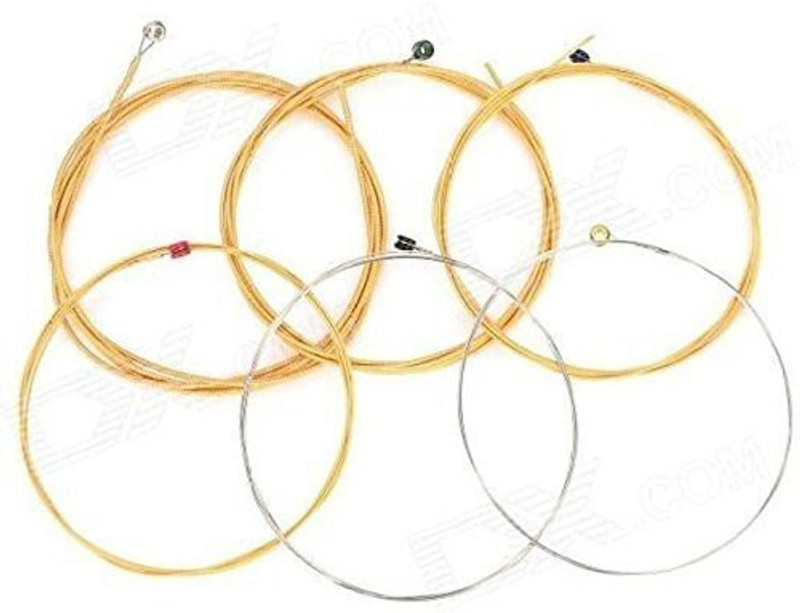 Mtunes Acoustic RU 250 Guitar String(Pack of 6, 6 Strings)