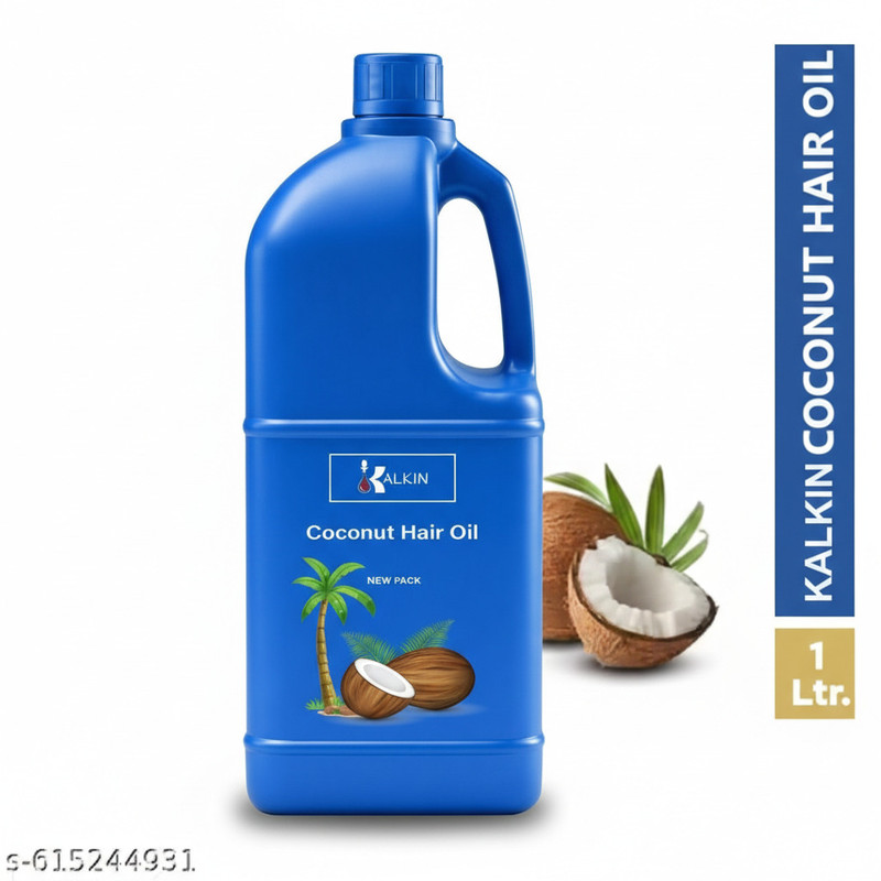 KALKIN BEST COCONUT HERBAL HAIR OIL 1 LITRE NEW PACK OF 1 Hair Oil(1 L)