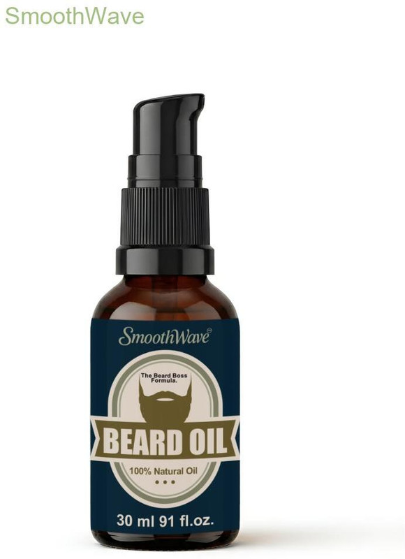 SmoothWave Beard Growth Oil for Men | Smooth, Soft & Healthy Beard Hair Oil(30 ml)