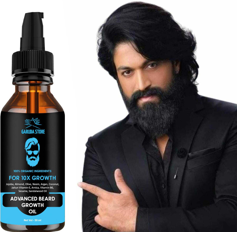 Garuda Store Jojoba Beard Oil Nourishes Beard Leaves Your Beard Smelling Fresh and Masculine Hair Oil(50 ml)